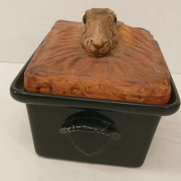 Vintage French Pillivuyt Porcelain Rabbit Hare Bunny Dish Trompe L'oeil Realism - Picture 16 of 16